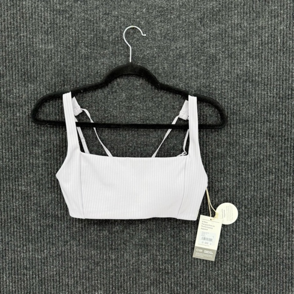 NWT‎ Vuori Inversion Rib Bra Lavender Ice Small